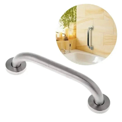 Stainless Steel 20cm Bathroom Shower Grab Bar & Towel Rail DailySale
