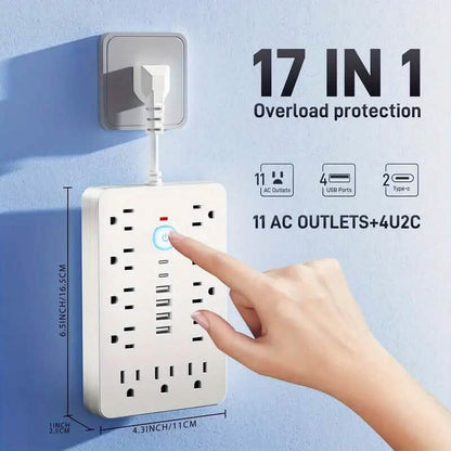17-in-1 Power Strip with Overload Protection DailySale