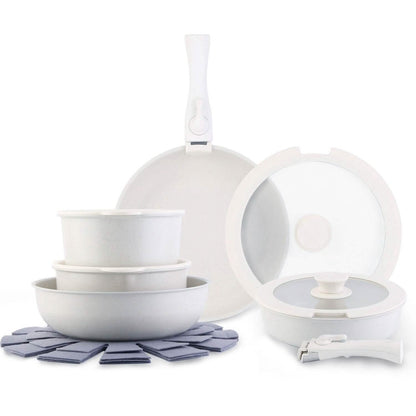 17-Pieces: Nonstick Cookware Set Induction Kitchen Pots and Pans DailySale