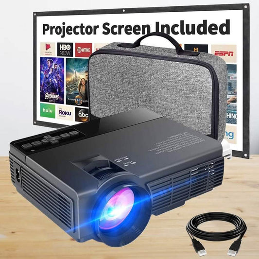 170'' Display, 1080P Supported Mini Projector - Assorted Colors DailySale