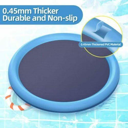 170CM Splash Play Mat Inflatable Water Toy Sprinkler Pad Kid Toddler Dog DailySale