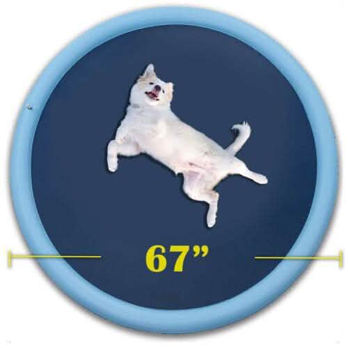 170CM Splash Play Mat Inflatable Water Toy Sprinkler Pad Kid Toddler Dog DailySale