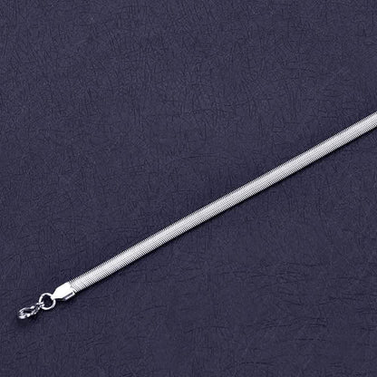 6mm Stainless Steel Snake Chain Bracelet – Unisex DailySale