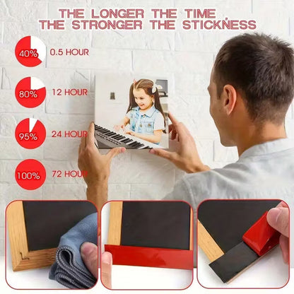 Heavy-Duty Dual-Sided Waterproof Tape 16mm x 196.85in – Strong, No-Residue Adhesive for Home & Auto DailySale