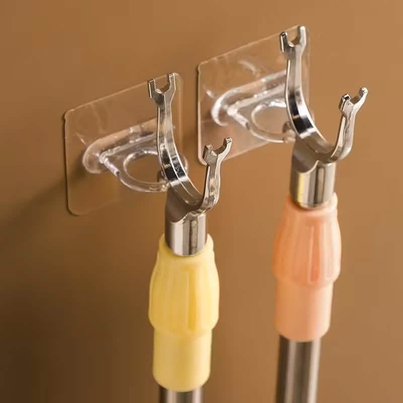 4-Pack Clear Adhesive Utility Hooks DailySale