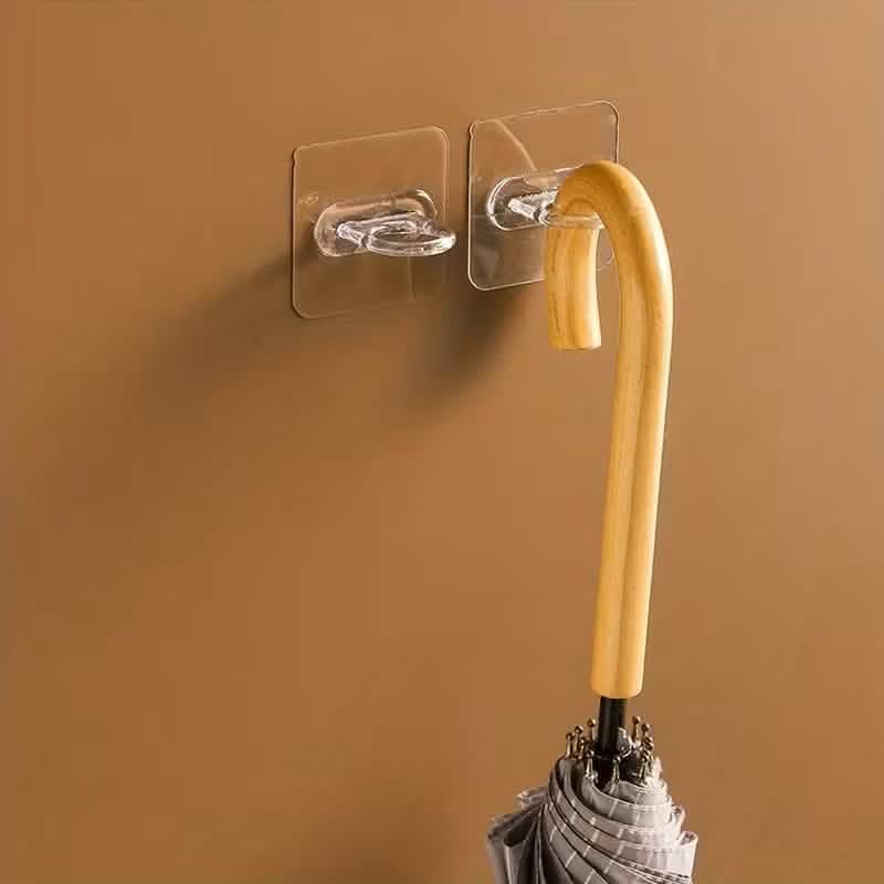 4-Pack Clear Adhesive Utility Hooks DailySale
