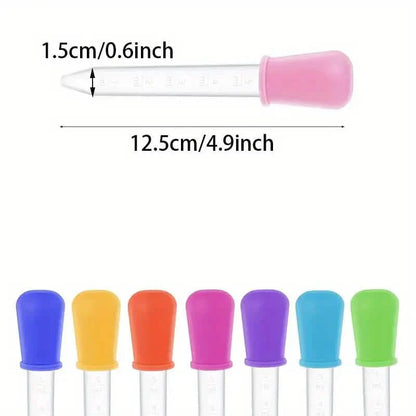 10-Pack Colorful Silicone Eye Droppers – Crafts, Gummy Making, Candy Molds DailySale