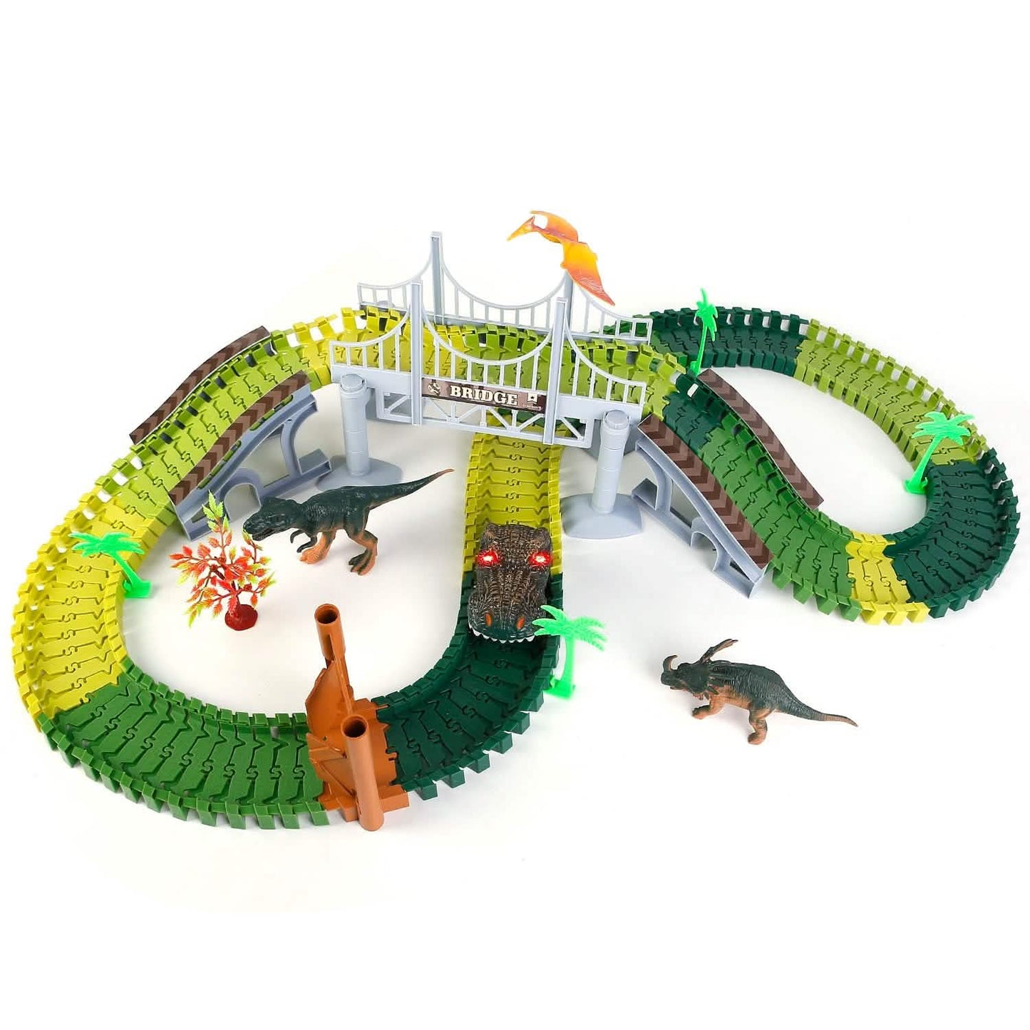 175-Piece: Dinosaur Race Track Set DailySale