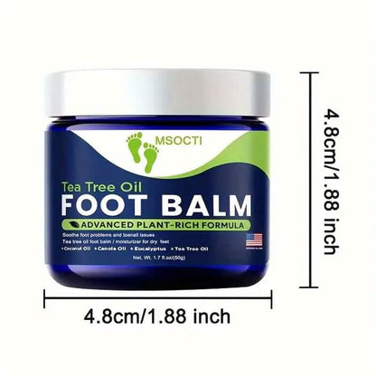 Tea Tree Oil Foot Balm Moisturizer for Dry Feet DailySale