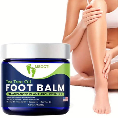Tea Tree Oil Foot Balm Moisturizer for Dry Feet DailySale