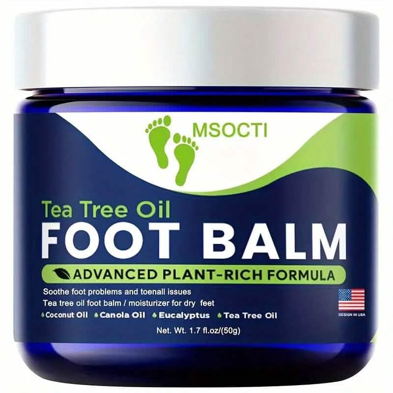 Tea Tree Oil Foot Balm Moisturizer for Dry Feet DailySale