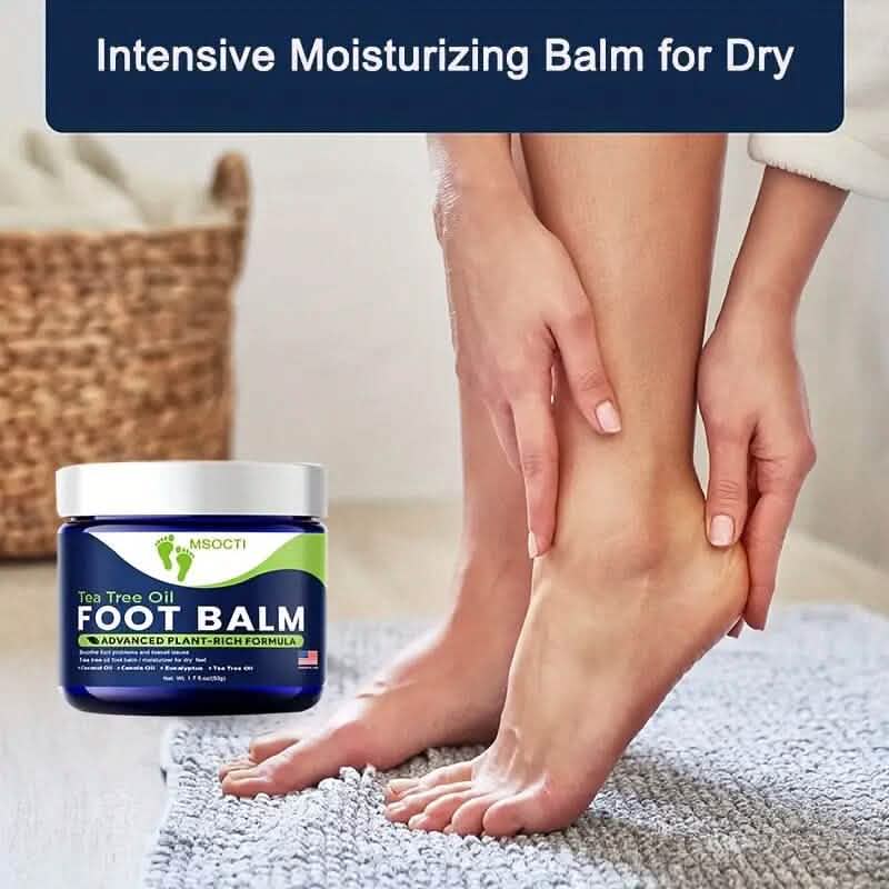 Tea Tree Oil Foot Balm Moisturizer for Dry Feet DailySale
