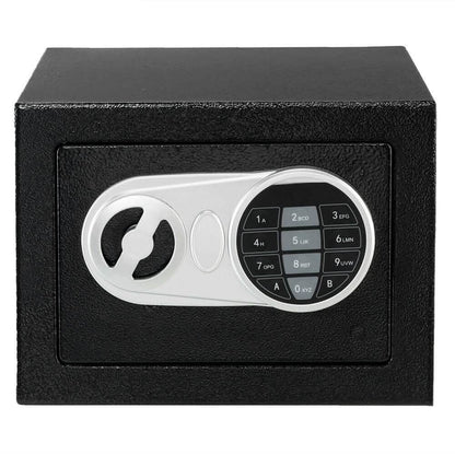 17E Home Use Upgraded Electronic Password Steel Plate Safe Box Black DailySale