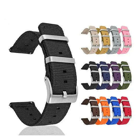 Suunto Race, Vertical & 9 Peak Nylon Band with Twin Metal Keepers BandsCo Straps