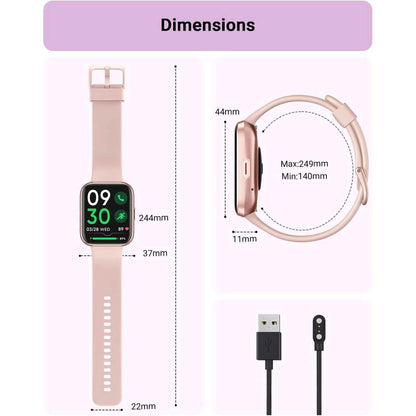 1.8" HD Full Color Touch Screen Bluetooth Call Smart Watch (Refurbished) DailySale