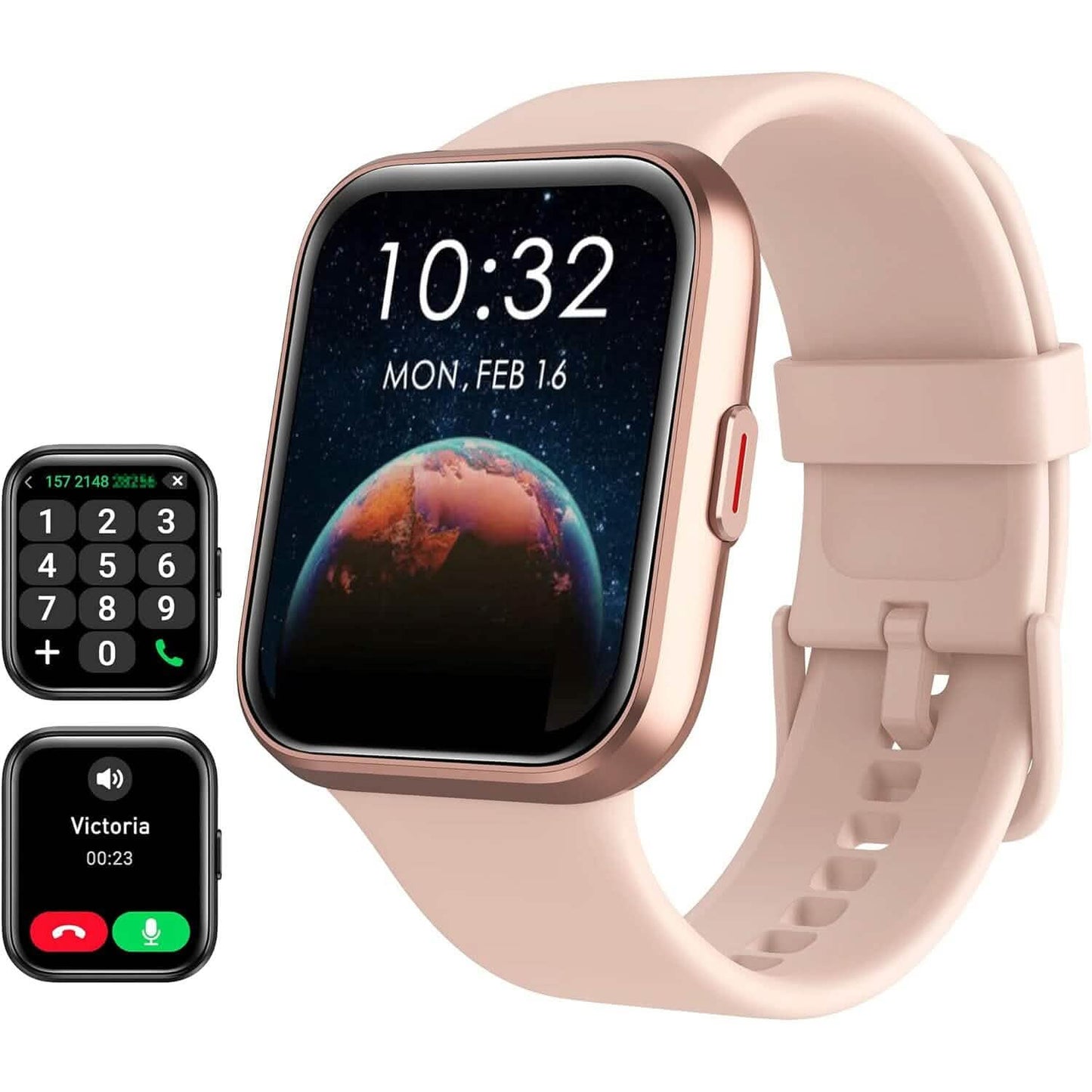 1.8" HD Full Color Touch Screen Bluetooth Call Smart Watch (Refurbished) DailySale
