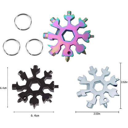 18-in-1 Multi-Tool Stainless Steel Snowflake-Shaped Tool DailySale