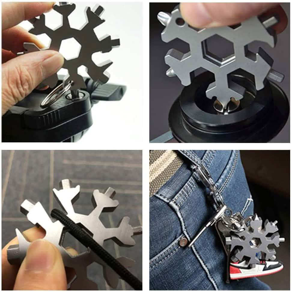 18-in-1 Multi-Tool Stainless Steel Snowflake-Shaped Tool DailySale