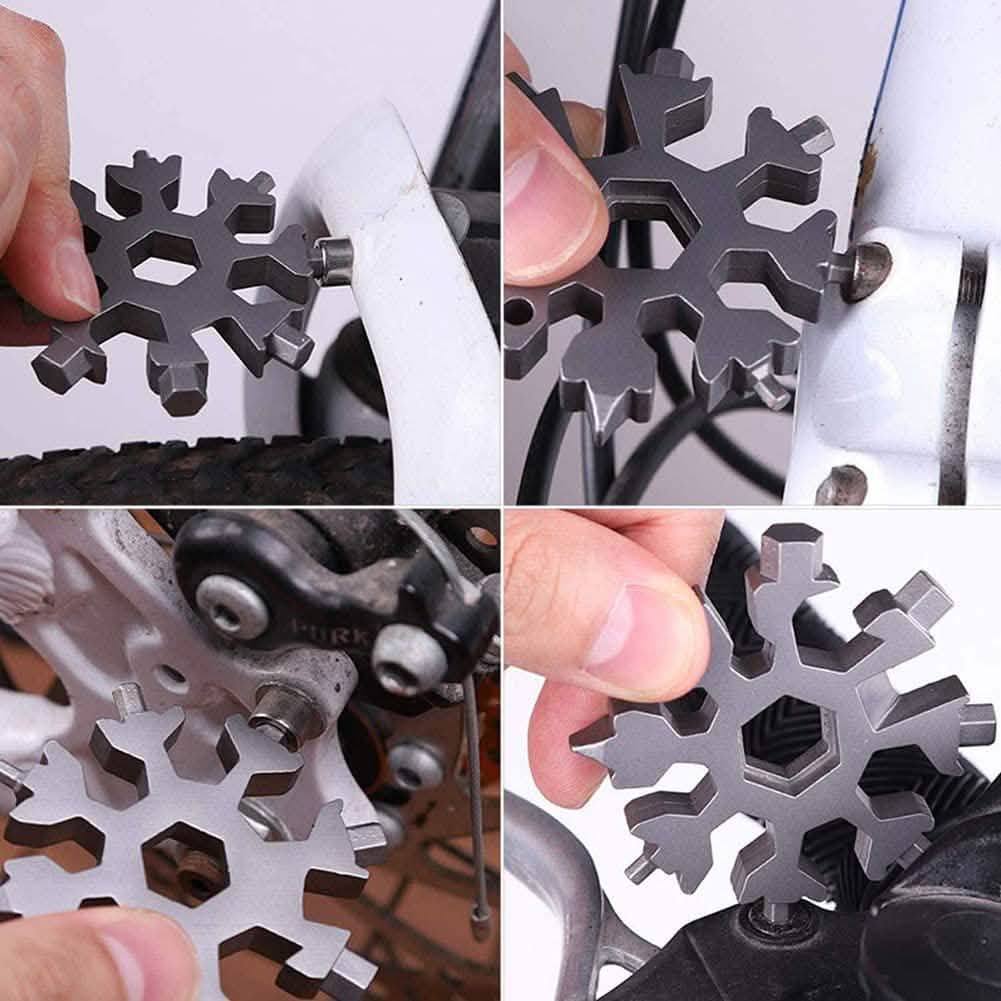 18-in-1 Multi-Tool Stainless Steel Snowflake-Shaped Tool DailySale