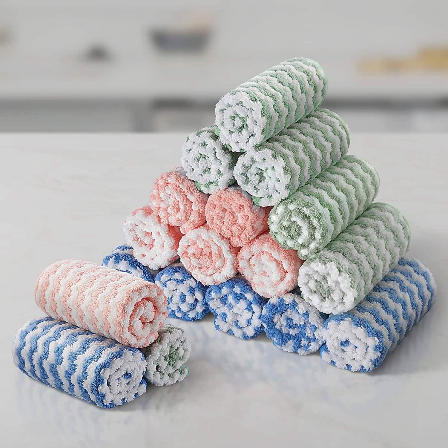18-Pack: Microfiber Cleaning Cloth DailySale