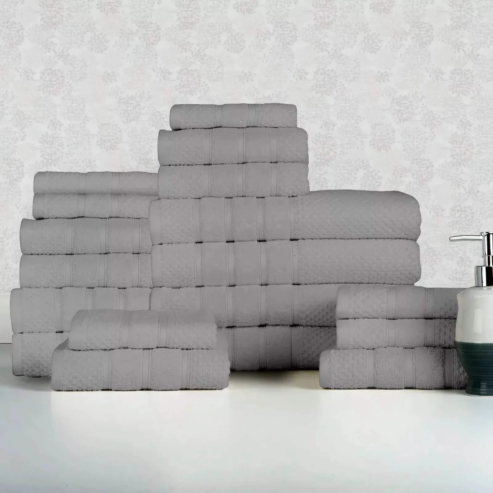 18-Piece Set: Bibb Home `Egyptian Cotton Towel Set DailySale