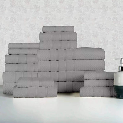 18-Piece Set: Bibb Home `Egyptian Cotton Towel Set DailySale