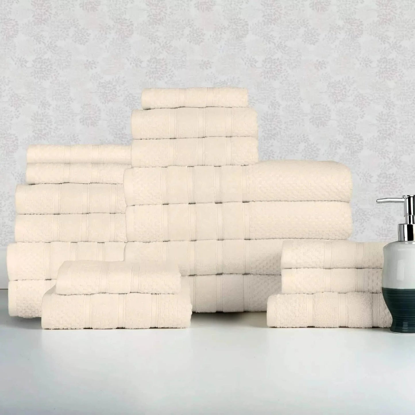 18-Piece Set: Bibb Home `Egyptian Cotton Towel Set DailySale
