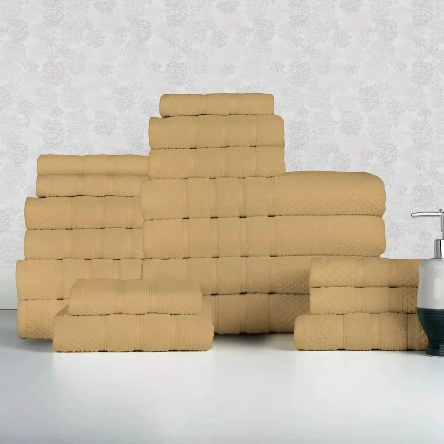18-Piece Set: Bibb Home `Egyptian Cotton Towel Set DailySale