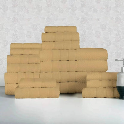 18-Piece Set: Bibb Home `Egyptian Cotton Towel Set DailySale