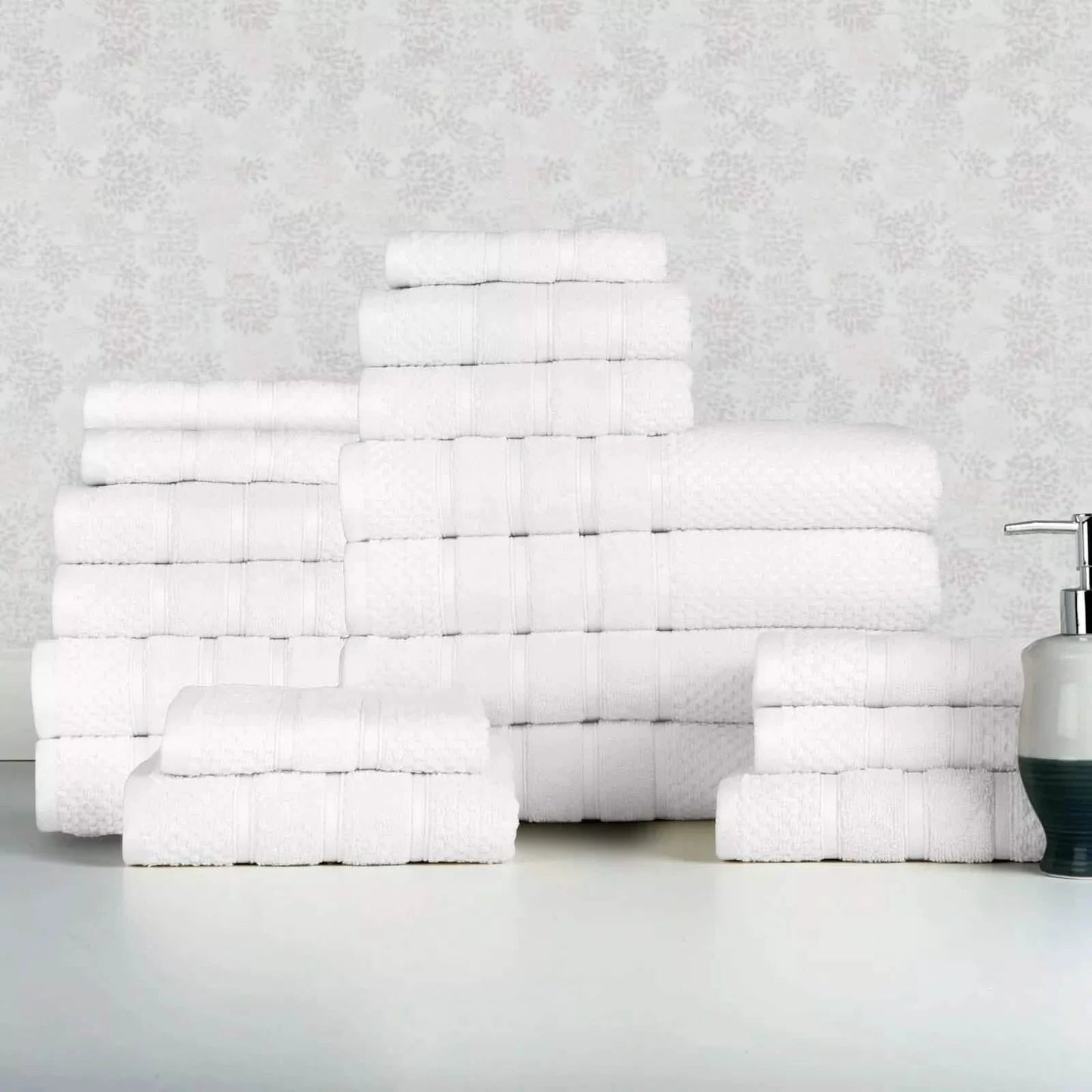 18-Piece Set: Bibb Home `Egyptian Cotton Towel Set DailySale