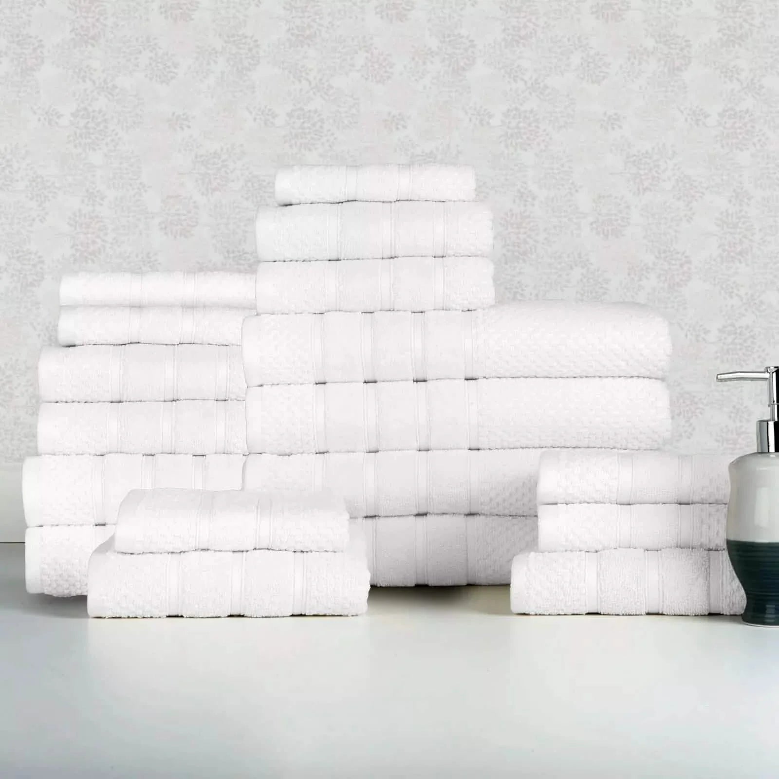 18-Piece Set: Bibb Home `Egyptian Cotton Towel Set DailySale