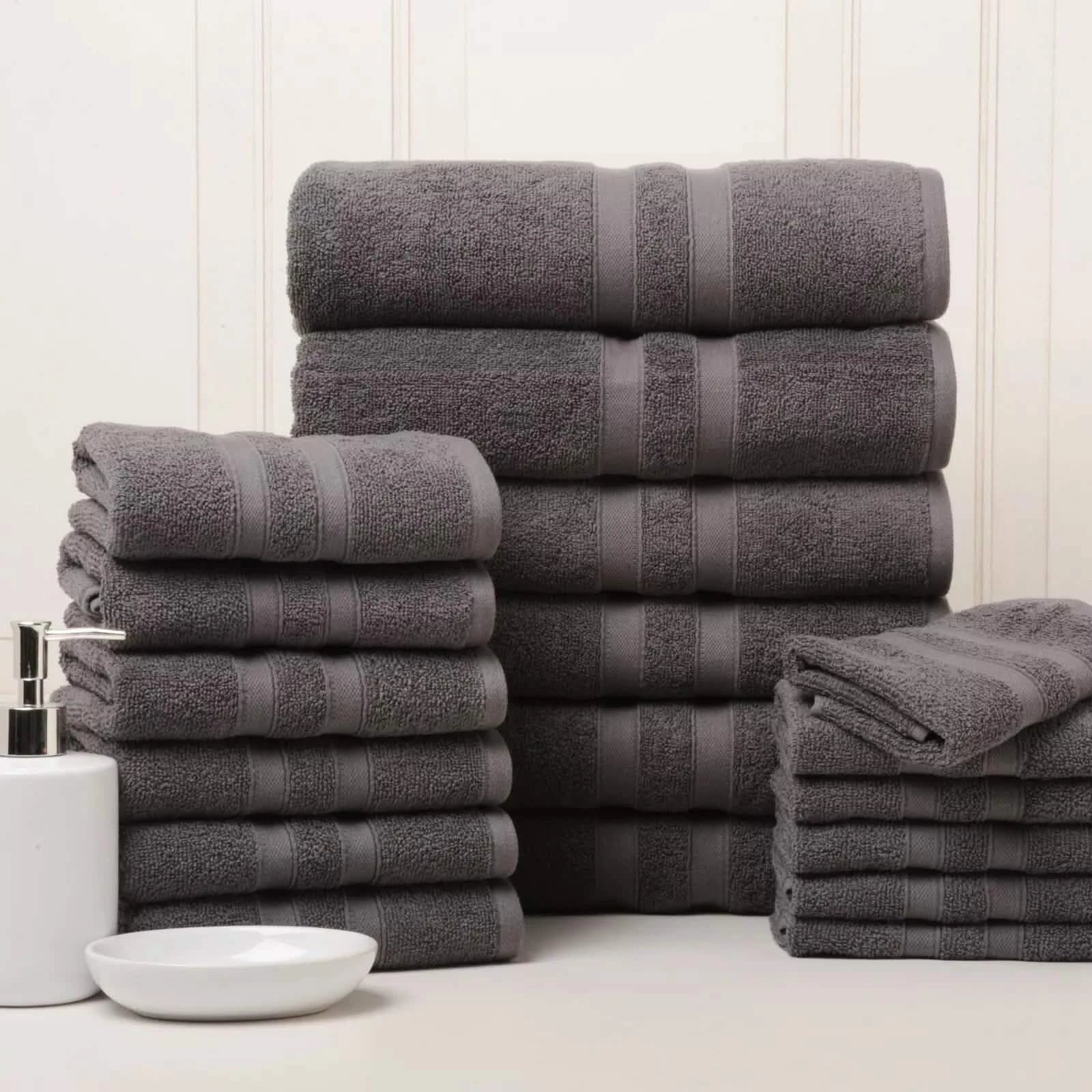18-Piece Set: Bibb Home `Egyptian Cotton Towel Set DailySale