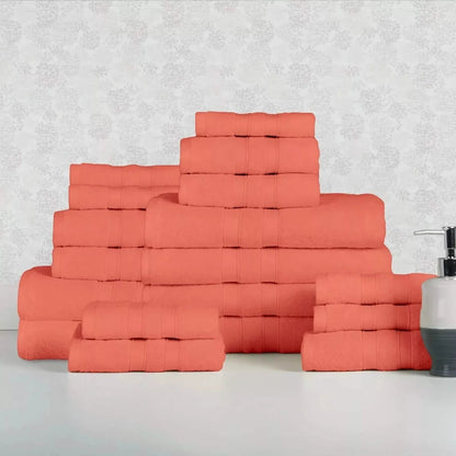 18-Piece Set: Bibb Home `Egyptian Cotton Towel Set DailySale