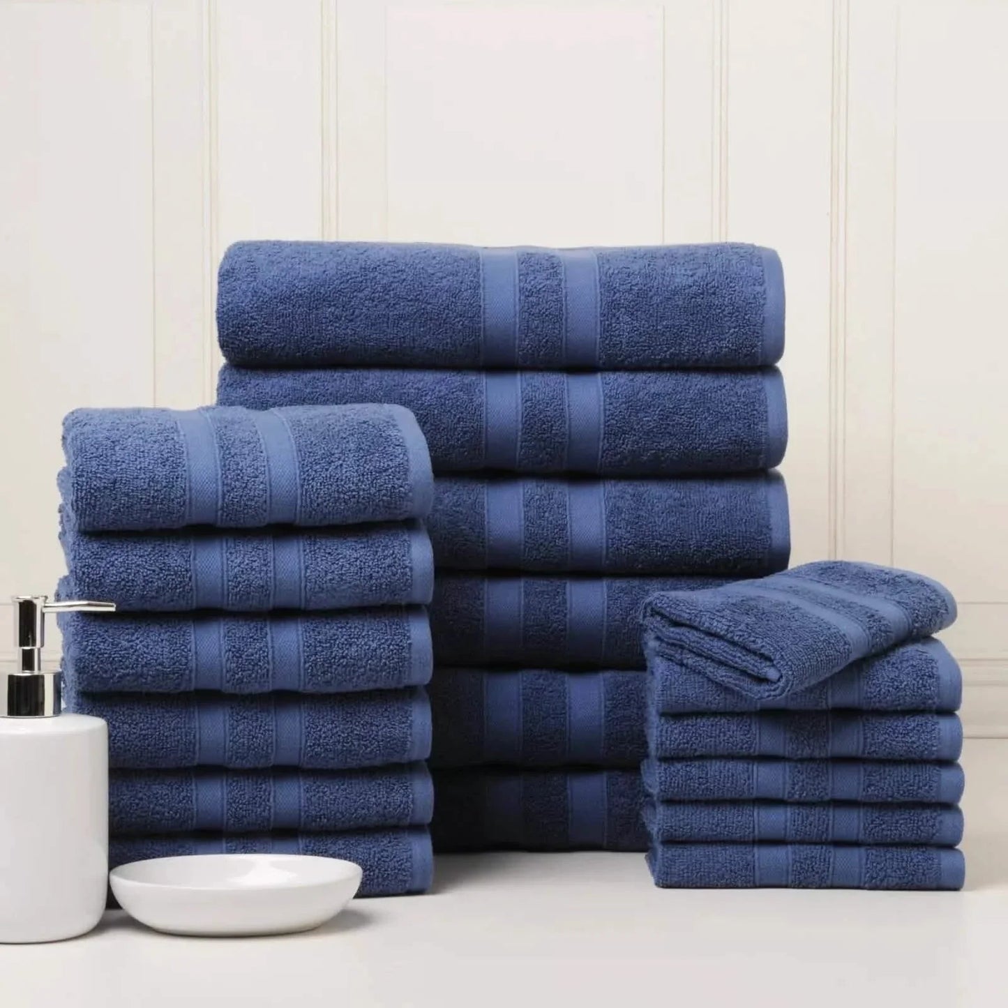18-Piece Set: Bibb Home `Egyptian Cotton Towel Set DailySale