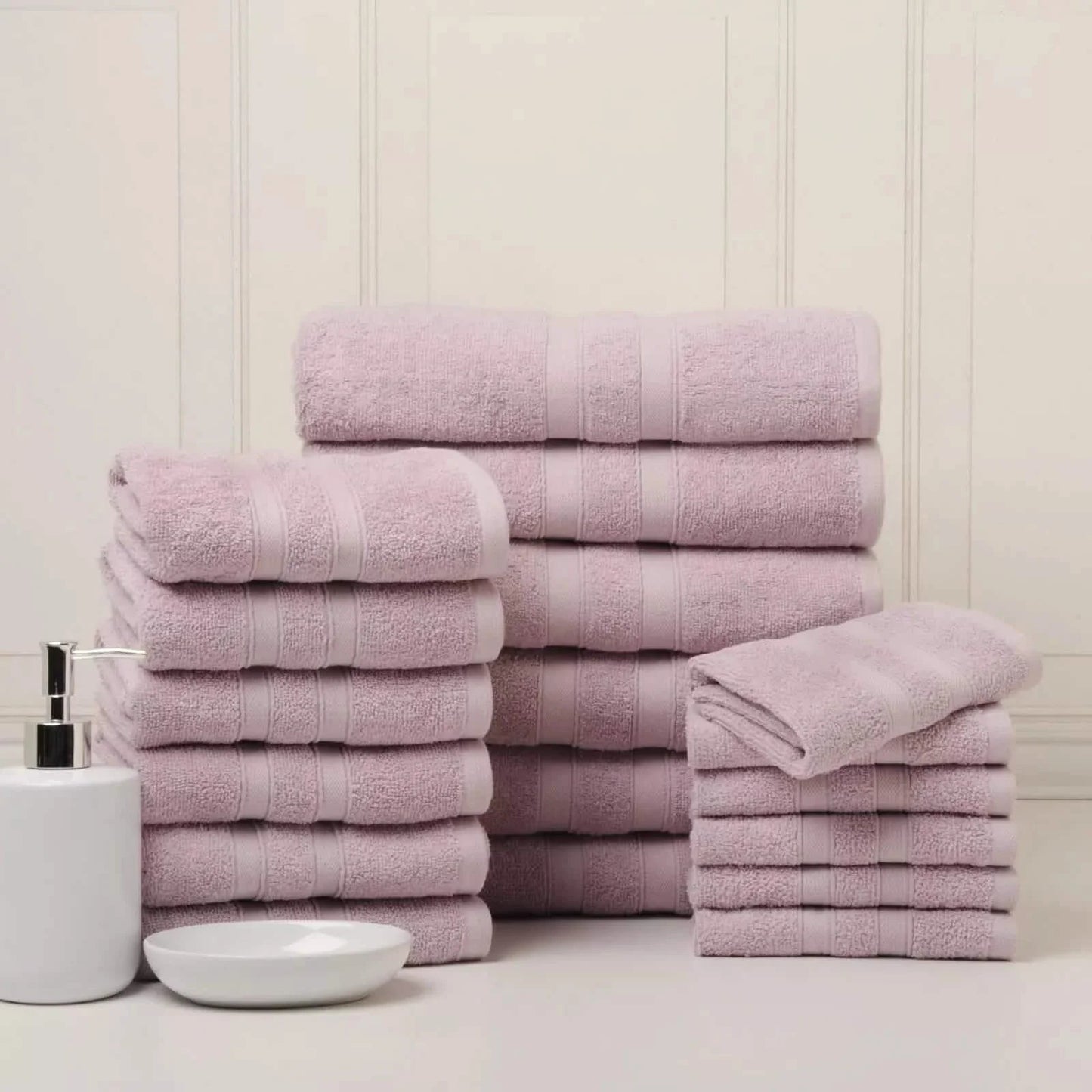 18-Piece Set: Bibb Home `Egyptian Cotton Towel Set DailySale