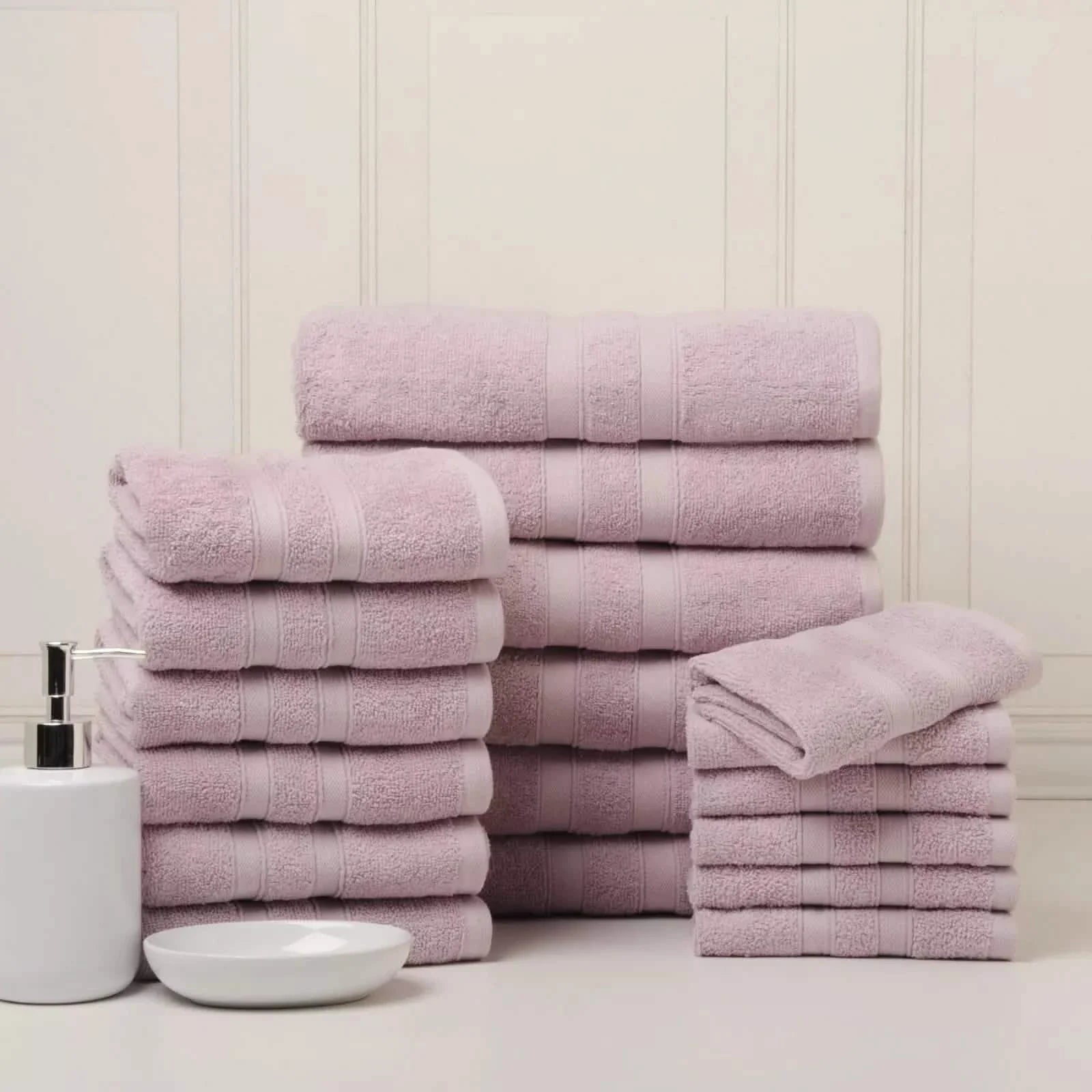 18-Piece Set: Bibb Home `Egyptian Cotton Towel Set DailySale