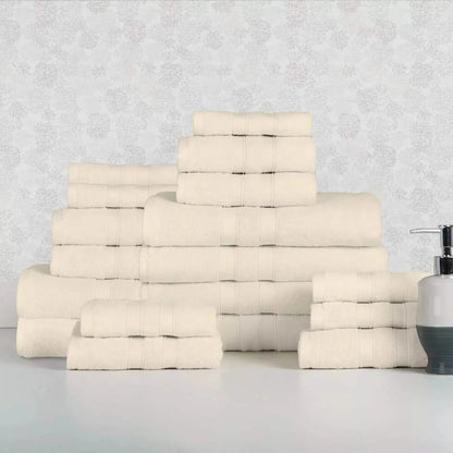 18-Piece Set: Bibb Home `Egyptian Cotton Towel Set DailySale