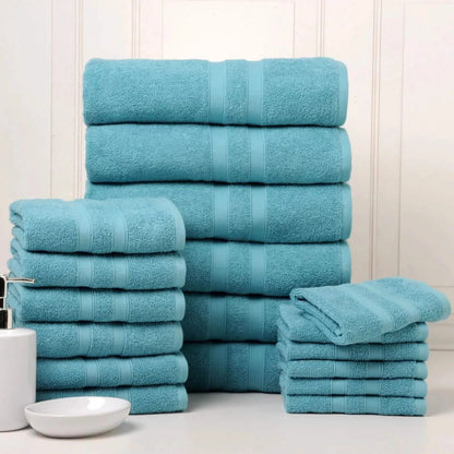 18-Piece Set: Bibb Home `Egyptian Cotton Towel Set DailySale