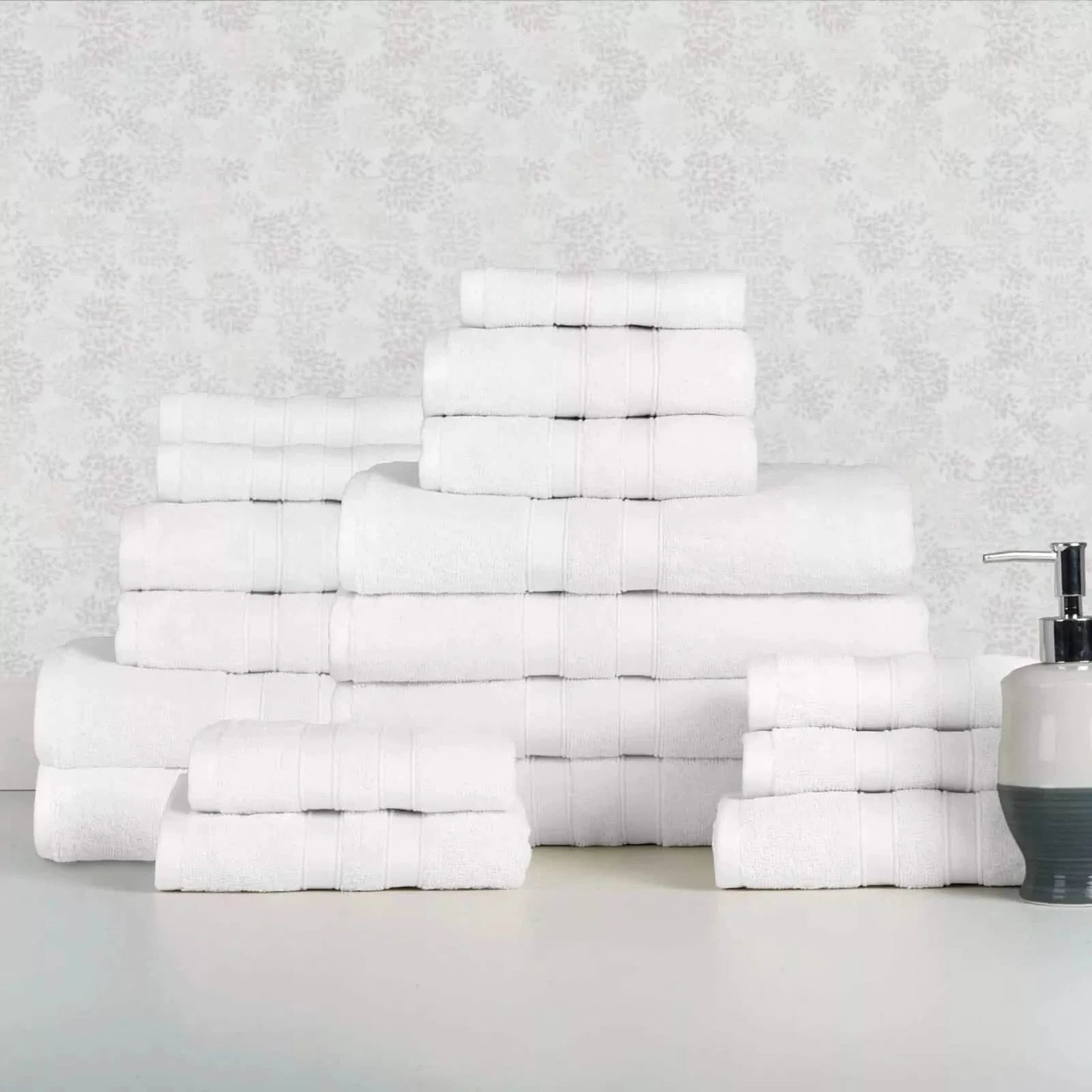 18-Piece Set: Bibb Home `Egyptian Cotton Towel Set DailySale