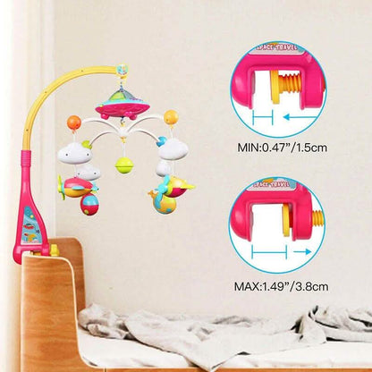 180 Melodies Music Crib Toy Twinkle Light Mobile Cot Bed Bell Box Baby Rattles DailySale