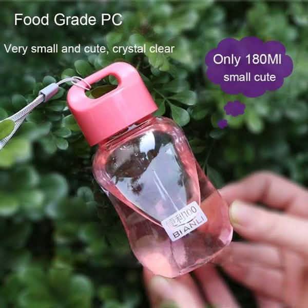 180ML Plastic Colorful Water Bottle Portable DailySale