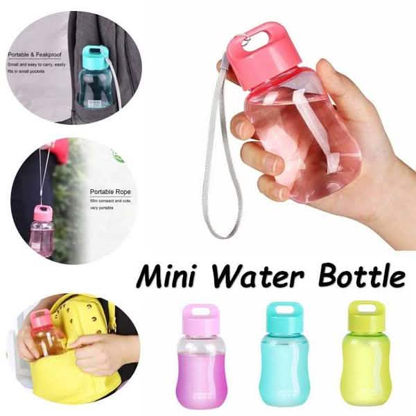 180ML Plastic Colorful Water Bottle Portable DailySale