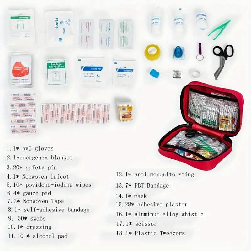 184-Piece: Multi-Purpose First Aid Kit DailySale
