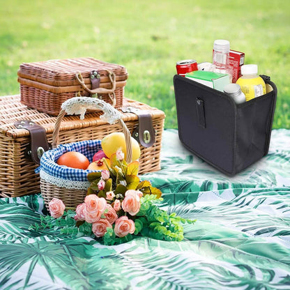 1.85 Gallon Hanging Car Trash Can Waterproof Litter Garbage Bag Organizer DailySale