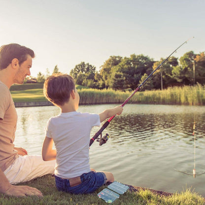 188-Pieces: Portable Fishing Accessory Kit with Tackle Box DailySale
