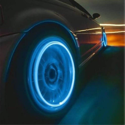 4-Pack: Motion Activated LED Tire Valve Stem Lights DailySale