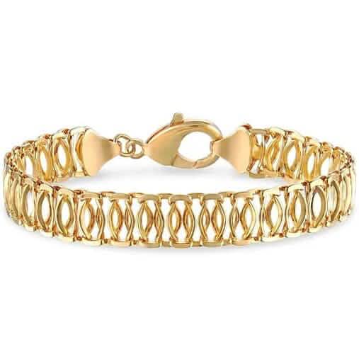 18K Gold Chunky Chain Anklet 10" DailySale