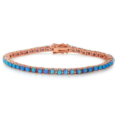18K Gold Plated Opal Tennis Bracelets DailySale