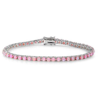 18K Gold Plated Opal Tennis Bracelets DailySale