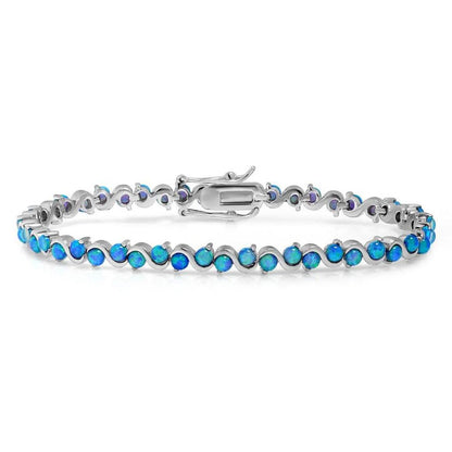 18K Gold Plated Opal Tennis Bracelets DailySale